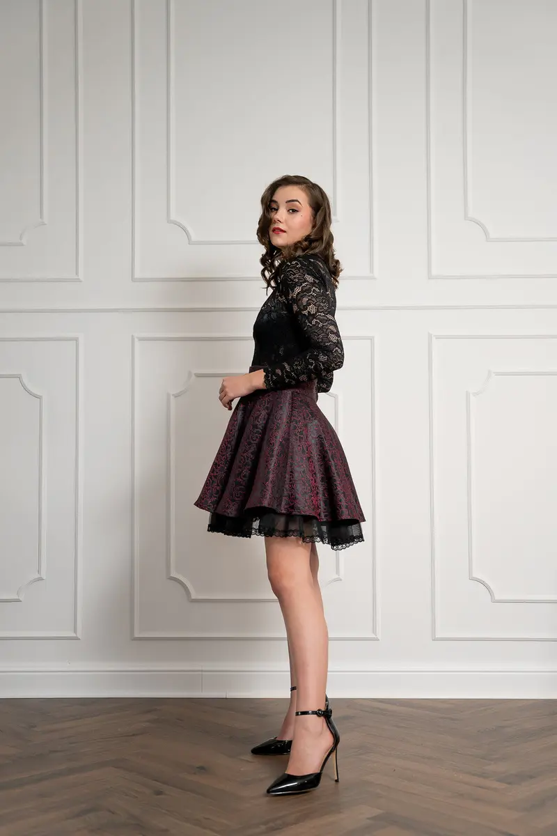 Rock kurz „Jacquard de luxe“ – Foto 2