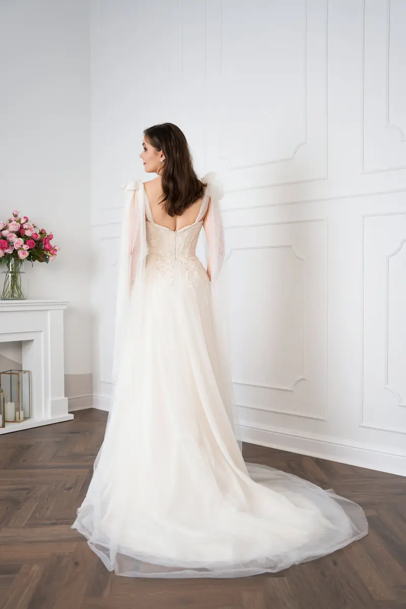 Wedding dress „creamy Flower“ – Foto 2