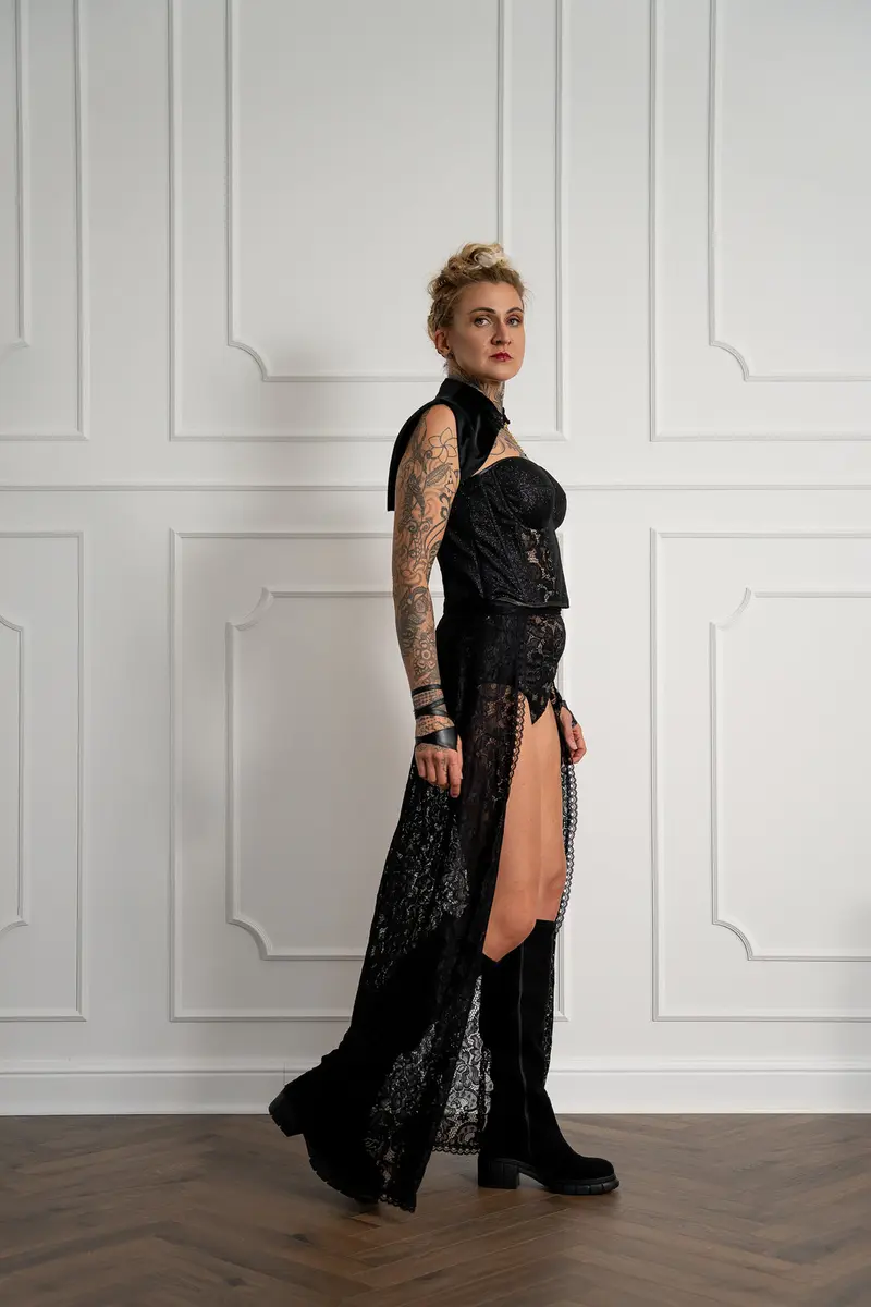 Overskirt „Black Roses“ – Foto 2