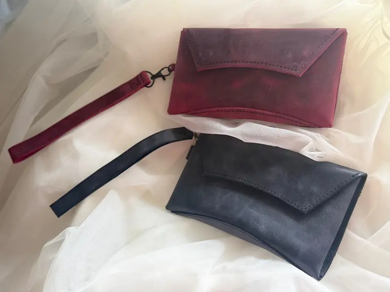 Echtleder Miss Diffy Clutch – Foto 1