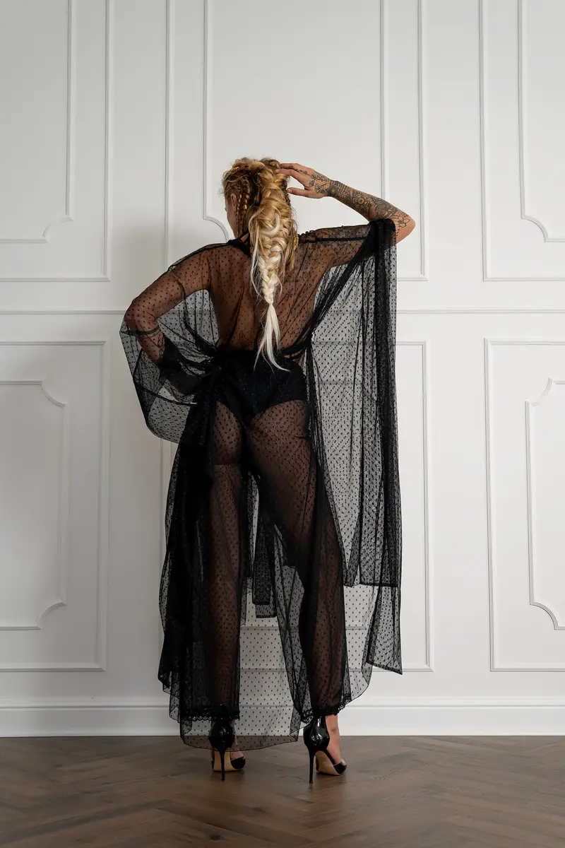 Photo 3 of 6 – Trousers “Black Polka”