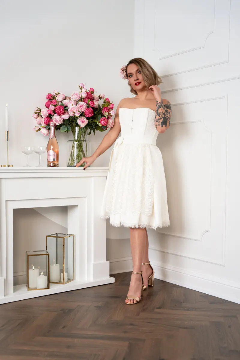 Photo 3 of 4 – Wedding skirt “Jacquard ivory”