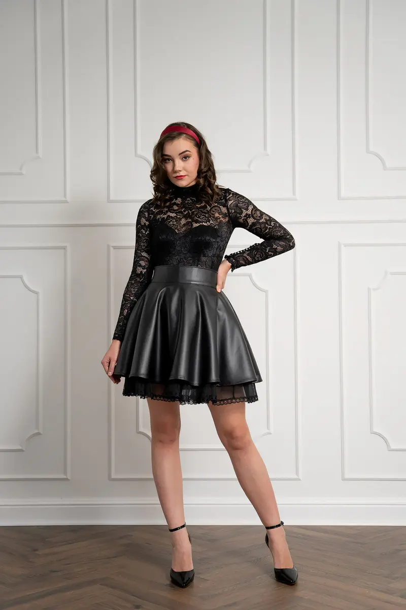 Skirt Leather romantic – Foto 1