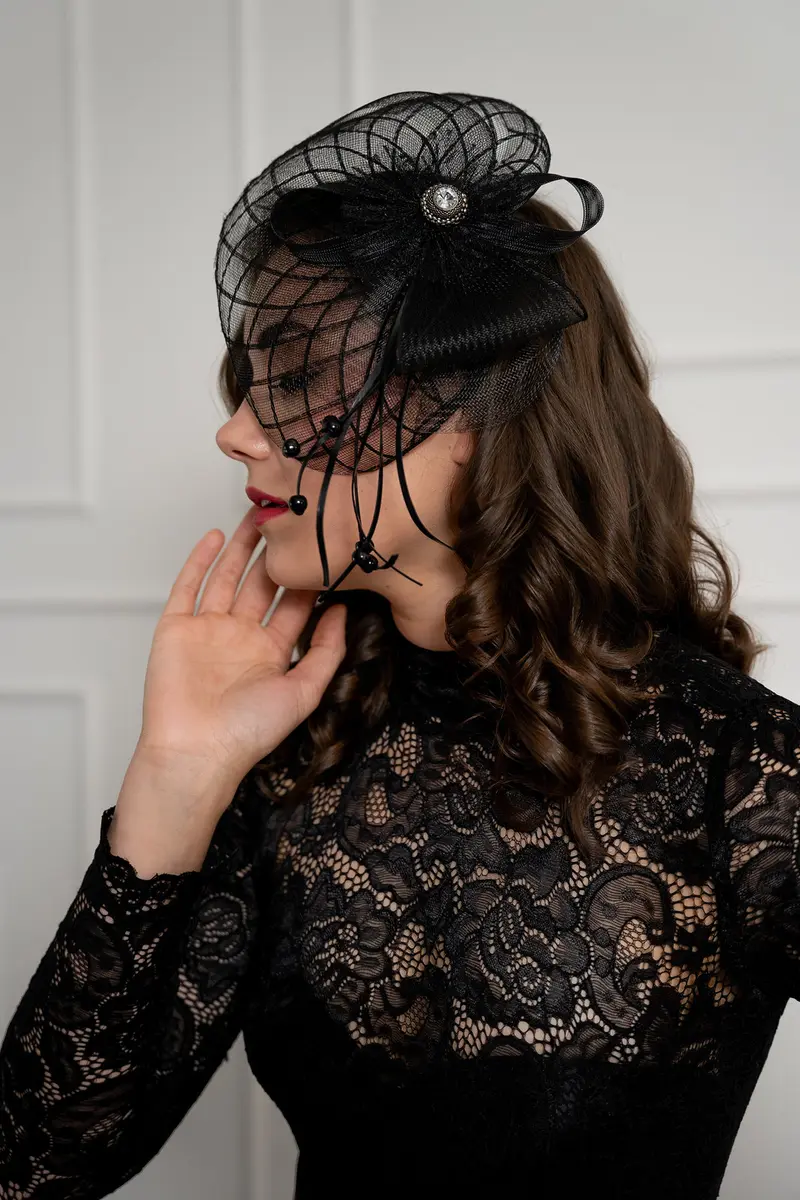 Body high necked „Black roses“ Untercorsage nude – Foto 3